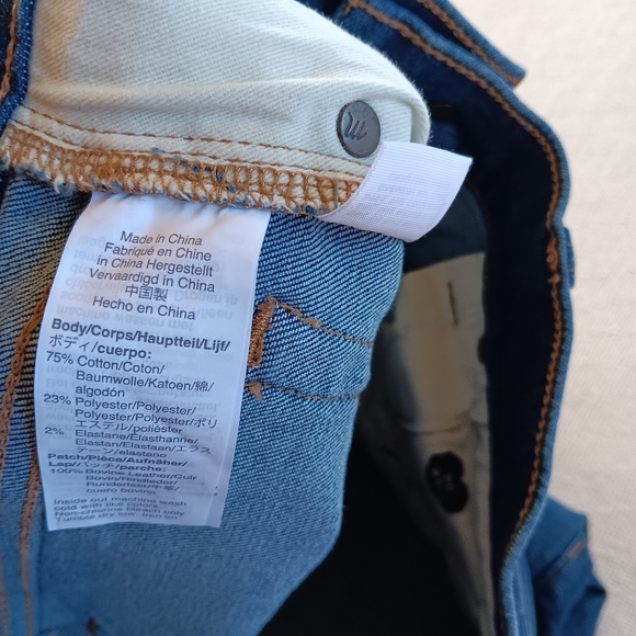 Madewell Men's Straight Jeans - Dark Blue - Picture 10 of 11